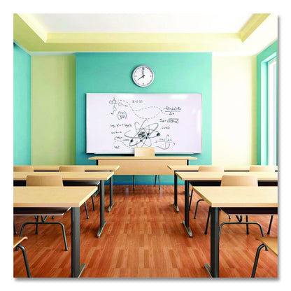 Non-Magnetic Whiteboard with Aluminum Frame, 87.91" x 48.5", White Surface, Satin Aluminum Frame