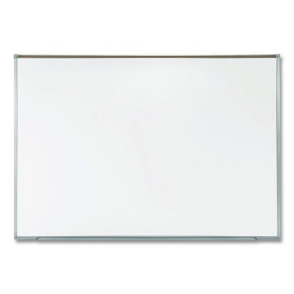 Proma Projection Magnetic Porcelain Whiteboard, 87.91" x 48.5", White Surface, Satin Aluminum Frame