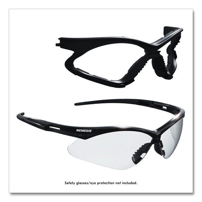 Nemesis Foam Gasket Attachable Eyewear Accessory, Black, 24/Carton
