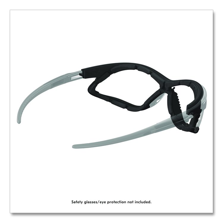 Nemesis Foam Gasket Attachable Eyewear Accessory, Black, 24/Carton