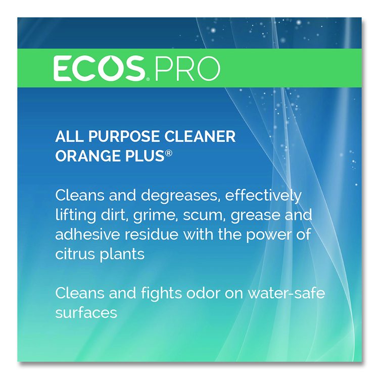Orange Plus All-Purpose Cleaner and Degreaser, 1 gal Bottle, 4/Carton