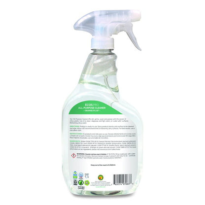 Orange Plus All-Purpose Cleaner and Degreaser, 32 oz Spray Bottle, 6/Carton