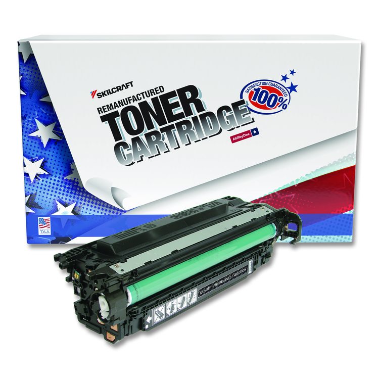 7510016732690, SKILCRAFT Remanufactured CE250A (504A) Toner, 5,000 Page-Yield, Black