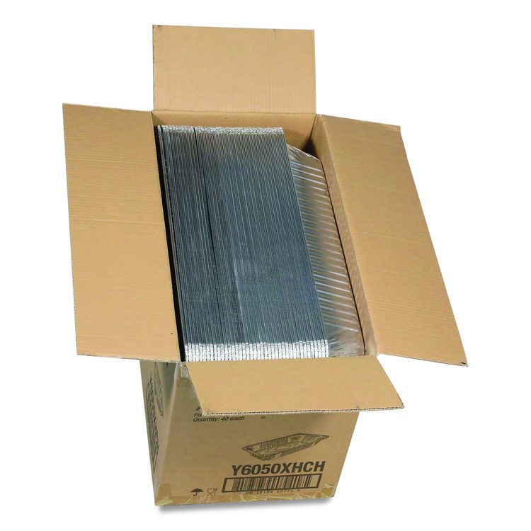 Aluminum Steam Table Pan, Full-Size Deep Heavy Duty, 3.37" Deep, 19.6 x 11.6, 40/Carton