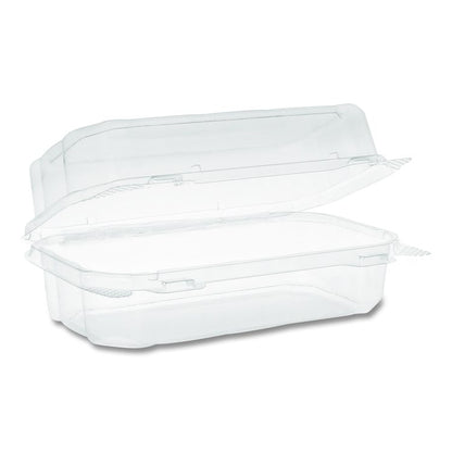 Hoagie Hinged Lid Container, 9 x 5.5 x 3.2, Clear, Plastic, 220/Carton