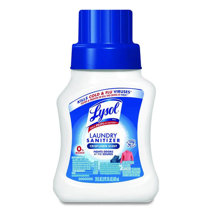 Laundry Sanitizer, Crisp Linen Scent, 21 oz Bottle, 6/Carton