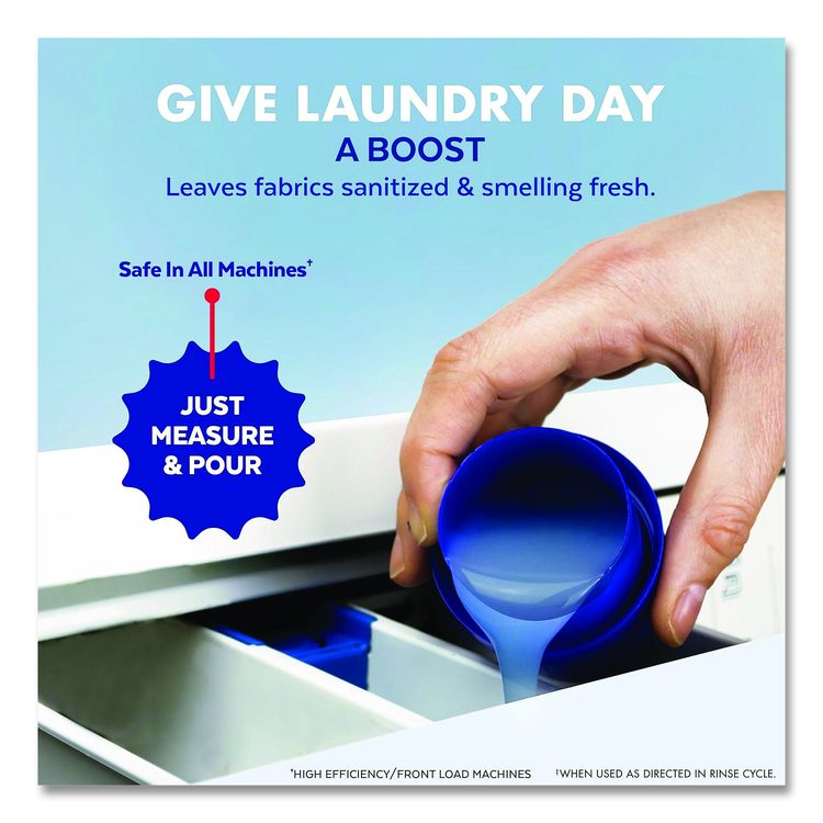 Laundry Sanitizer, Crisp Linen Scent, 21 oz Bottle, 6/Carton