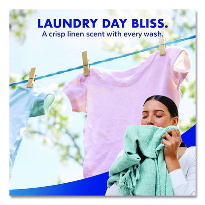 Laundry Sanitizer, Crisp Linen Scent, 21 oz Bottle, 6/Carton