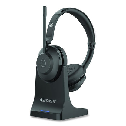 Blues Combo Binaural Headset, Over The Ear, Black