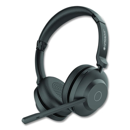 Blues Combo Binaural Headset, Over The Ear, Black