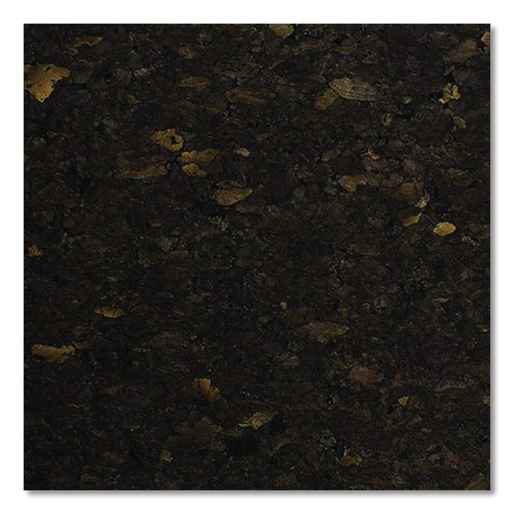 Natural Cork Bulletin Board with Aluminum Frame, 87.91" x 48.5", Chocolate Surface, Satin Aluminum Frame