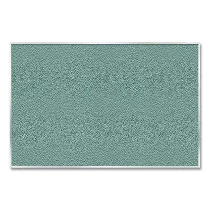 Vinyl Bulletin Board with Aluminum Frame, 87.91" x 48.5", Stone Surface, Satin Aluminum Frame