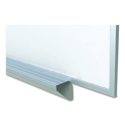 M1 Porcelain Magnetic Whiteboard, 87.91" x 48.5", White Surface, Satin Aluminum Frame