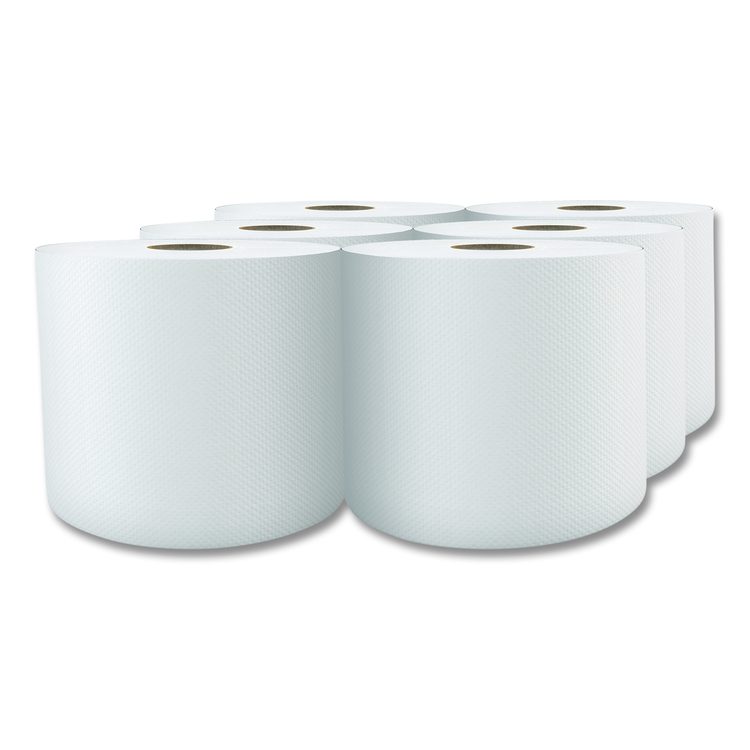 Select Center-Pull Paper Towels, 2-Ply, 7.3 x 10, White, 600/Roll, 6 Rolls/Carton