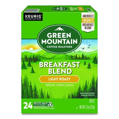 Breakfast Blend Coffee K-Cup Pods, 24/Box