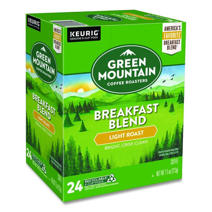 Breakfast Blend Coffee K-Cup Pods, 24/Box