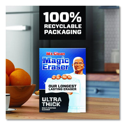 Magic Eraser, Ultra-Thick, 4.6 x 2.3, 1.2" Thick, White, 5/Pack, 2 Packs/Carton