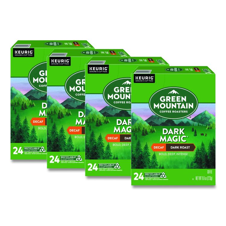 Dark Magic Decaf Extra Bold Coffee K-Cups, 96/Carton