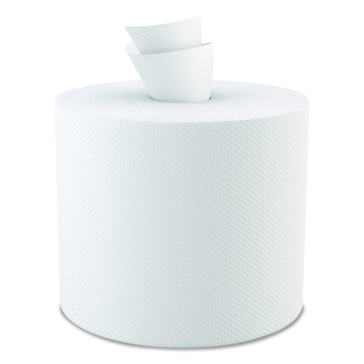 Select Center-Pull Paper Towels, 1-Ply, 7.31 x 10, White, 1,080/Roll, 6 Rolls/Carton