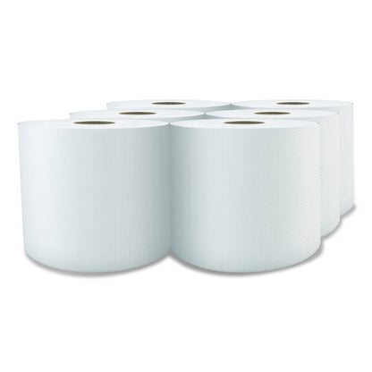 Select Center-Pull Paper Towels, 1-Ply, 7.31 x 10, White, 1,080/Roll, 6 Rolls/Carton