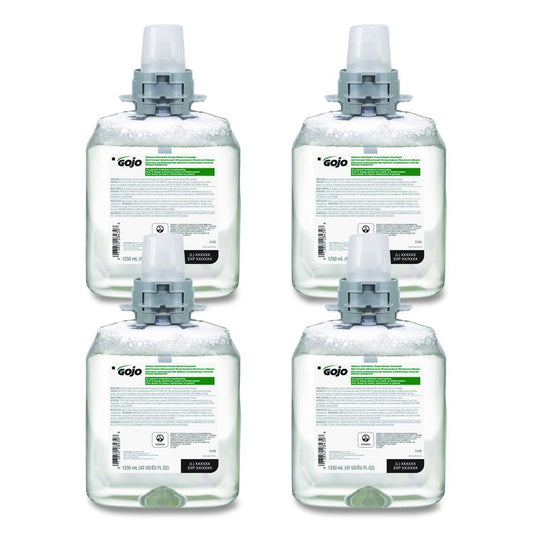 Green Certified Foam Hand Cleaner Refill, Unscented, 1,250 mL, 4/Carton