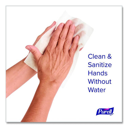 Sanitizing Hand Wipes, Individually Wrapped, 1-Ply, 4.5 x 6.5, Lemon, White, 1,800/Carton