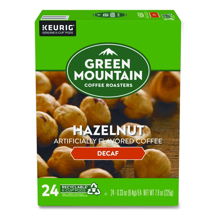 Hazelnut Decaf Coffee K-Cups, 24/Box