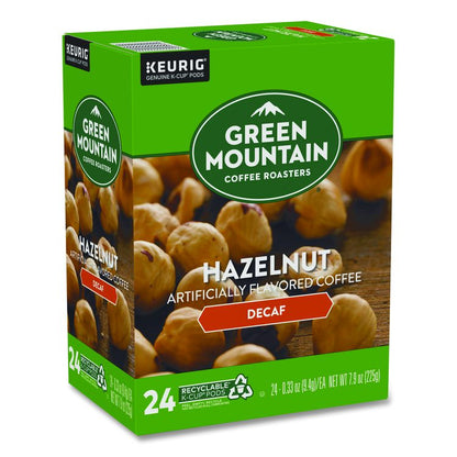 Hazelnut Decaf Coffee K-Cups, 24/Box