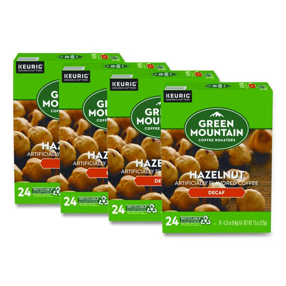 Hazelnut Decaf Coffee K-Cups, 96/Carton