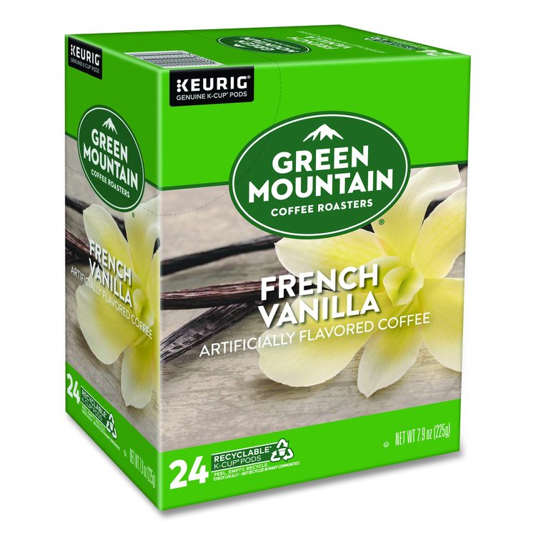 French Vanilla Coffee K-Cup Pods, 24/Box