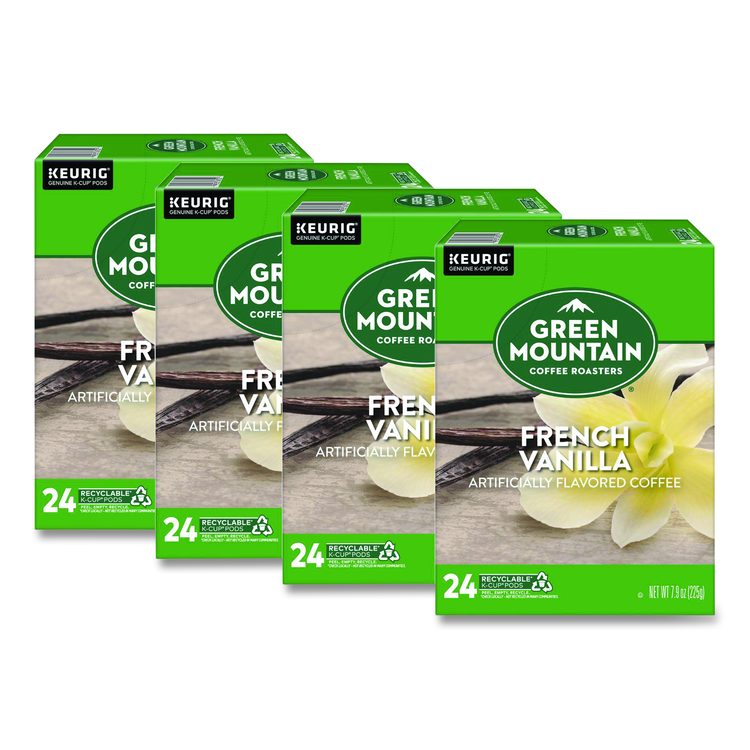 French Vanilla Coffee K-Cup Pods, 96/Carton