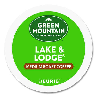 Lake and Lodge Coffee K-Cups, Medium Roast, 24/Box