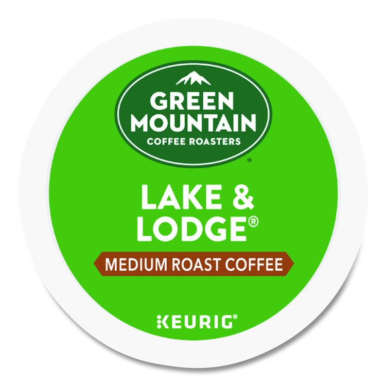 Lake and Lodge Coffee K-Cups, Medium Roast, 96/Carton