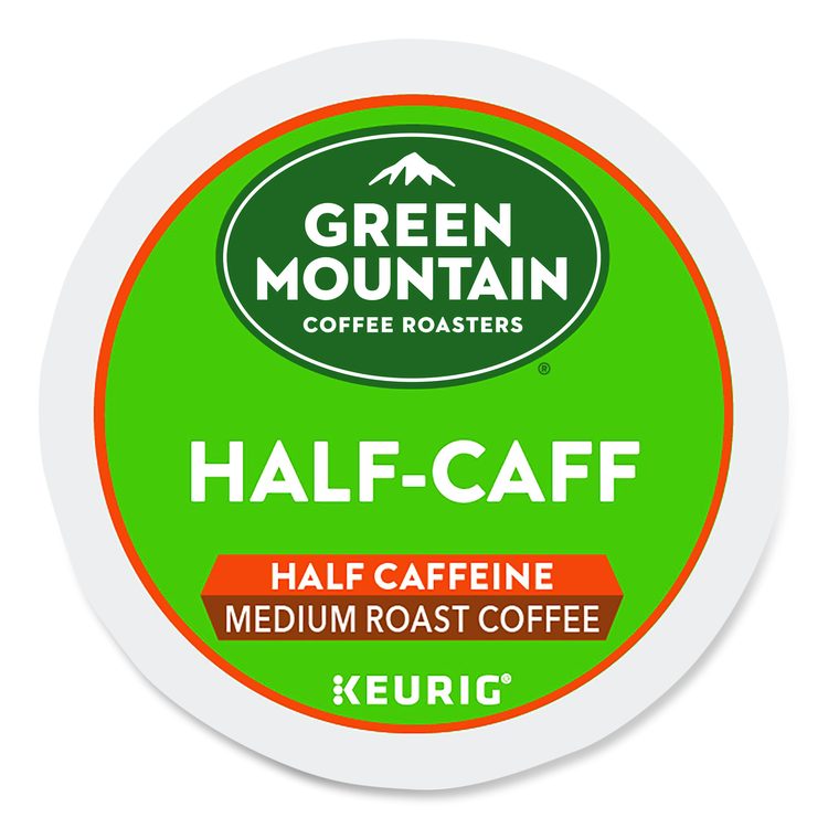 Half-Caff Coffee K-Cups, 24/Box
