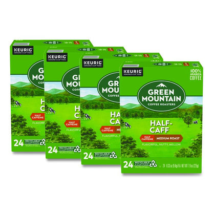 Half-Caff Coffee K-Cups, 96/Carton