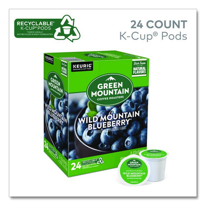 Fair Trade Wild Mountain Blueberry Coffee K-Cups, 24/Box