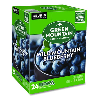 Fair Trade Wild Mountain Blueberry Coffee K-Cups, 96/Carton