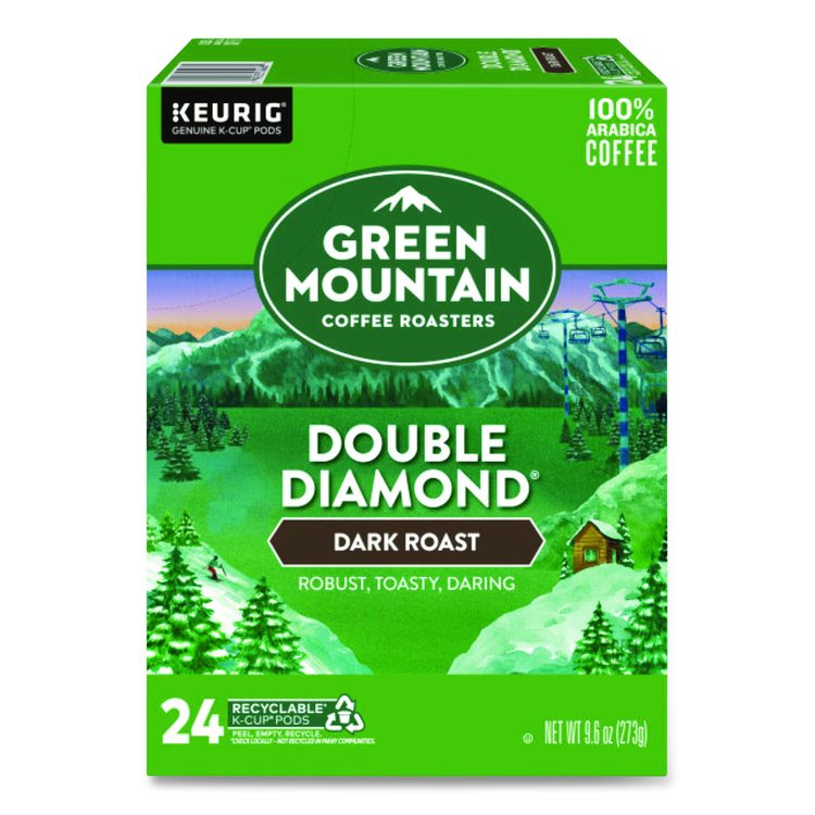 Double Black Diamond Extra Bold Coffee K-Cups, 24/Box