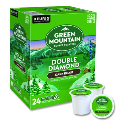 Double Black Diamond Extra Bold Coffee K-Cups, 24/Box