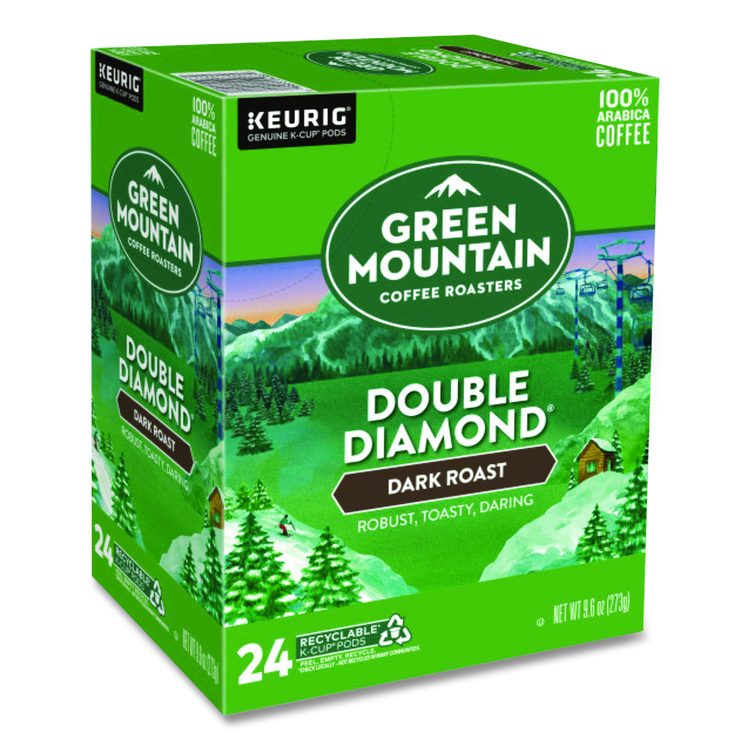 Double Black Diamond Extra Bold Coffee K-Cups, 96/Carton