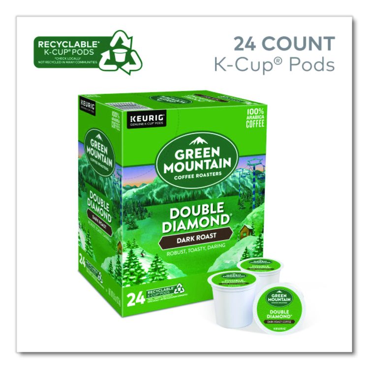Double Black Diamond Extra Bold Coffee K-Cups, 96/Carton