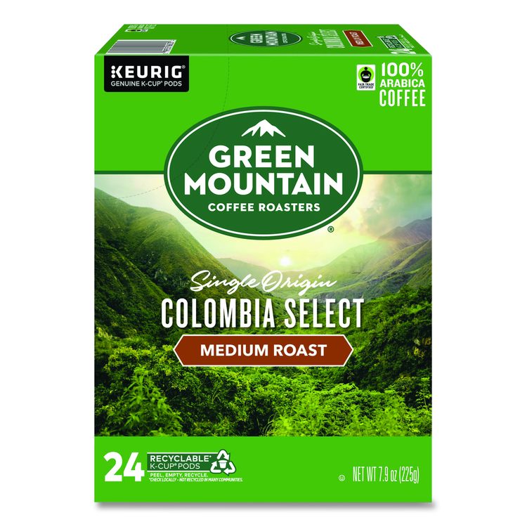 Colombian Fair Trade Select Coffee K-Cups, 24/Box