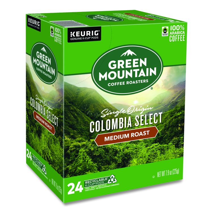 Colombian Fair Trade Select Coffee K-Cups, 24/Box
