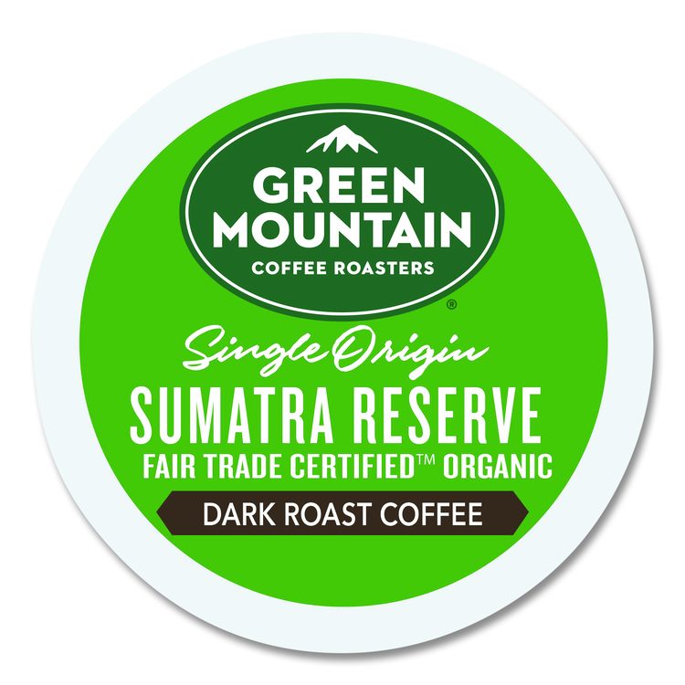 Fair Trade Organic Sumatran Extra Bold Coffee K-Cups, 24/Box