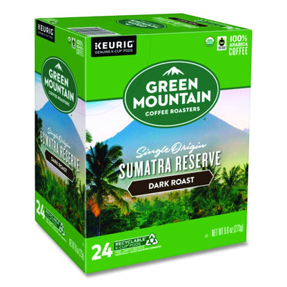 Fair Trade Organic Sumatran Extra Bold Coffee K-Cups, 24/Box