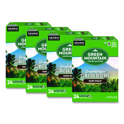 Fair Trade Organic Sumatran Extra Bold Coffee K-Cups, 96/Carton