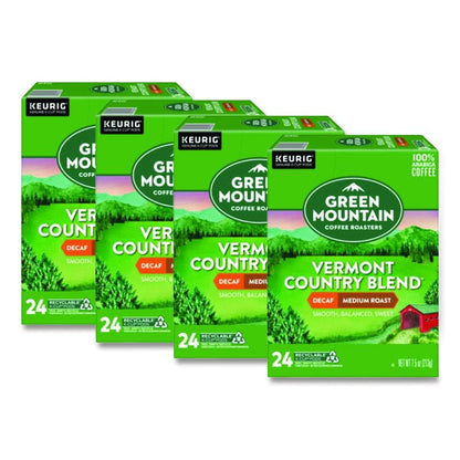 Vermont Country Blend Decaf Coffee K-Cups, 96/Carton