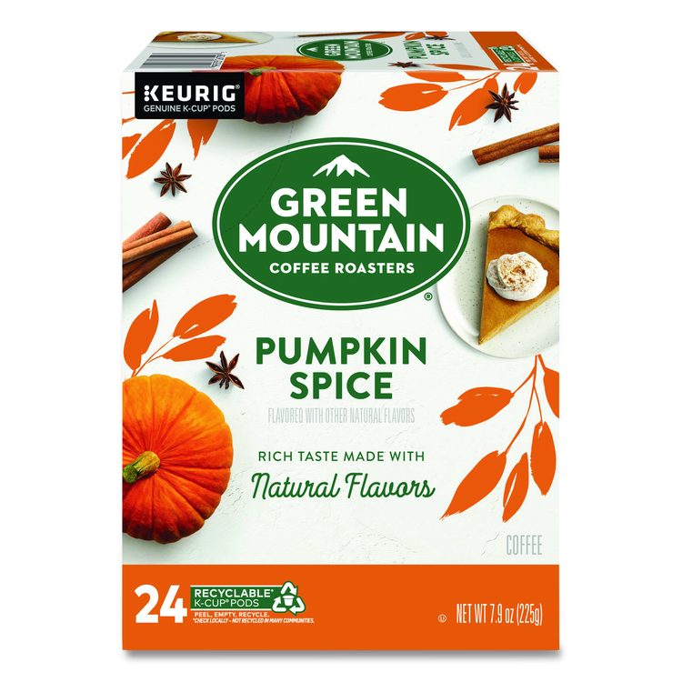 Fair Trade Certified Pumpkin Spice Flavored Coffee K-Cups, 24/Box