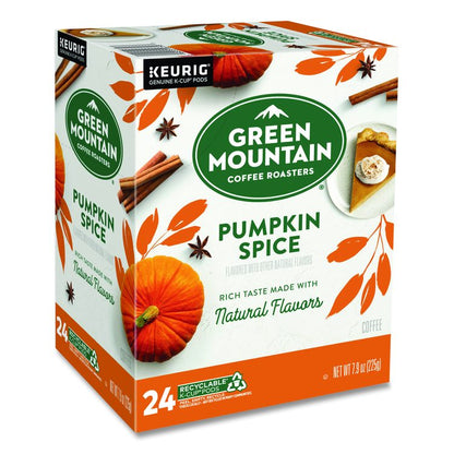 Fair Trade Certified Pumpkin Spice Flavored Coffee K-Cups, 24/Box
