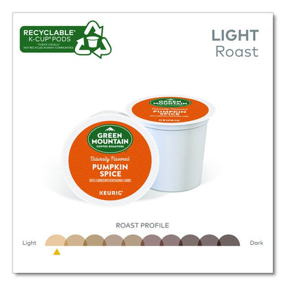 Fair Trade Certified Pumpkin Spice Flavored Coffee K-Cups, 96/Carton